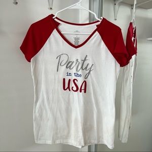 USA V-neck shirt